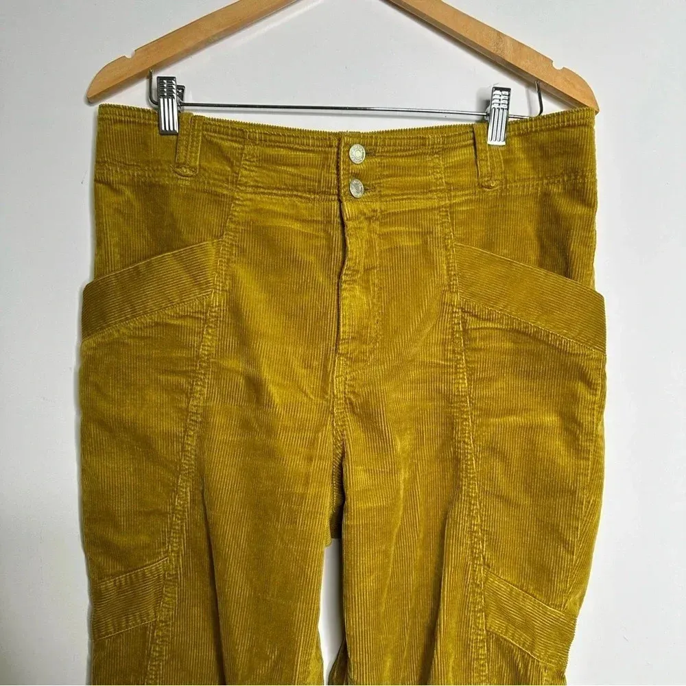 Pilcro Anthropologie Slim Corduroy Cargo Zip Ankle Trousers Pants Size 31 - Image 6
