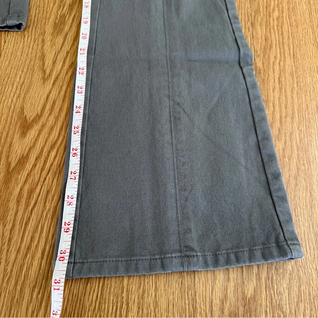 Isaac Mizrahi Live Pants Womens Sz 10 Gray Stretch Cotton Bootcut - Image 3