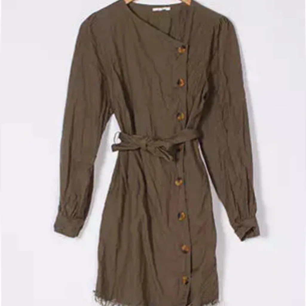 Tularosa NEW Copper Mini Dress Olive Green - Image 3