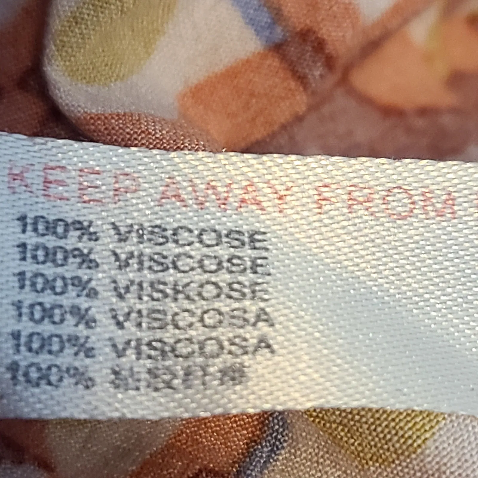 Anthropologie Shorts Pull On Drawstring Viscose Boho Orange Geometric L - Image 5