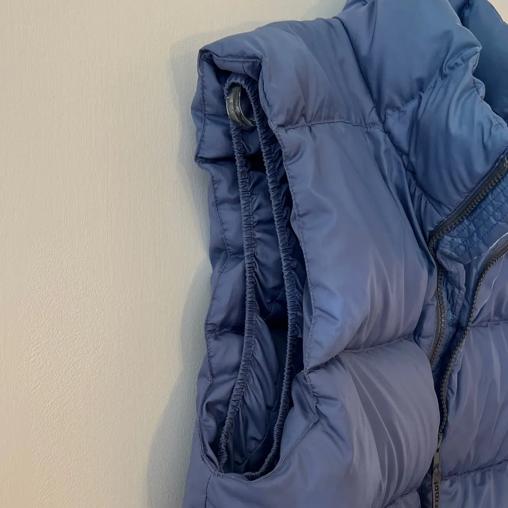 Marmot  Guides Down Blue Puffer Vest Women’s Medium - Image 5
