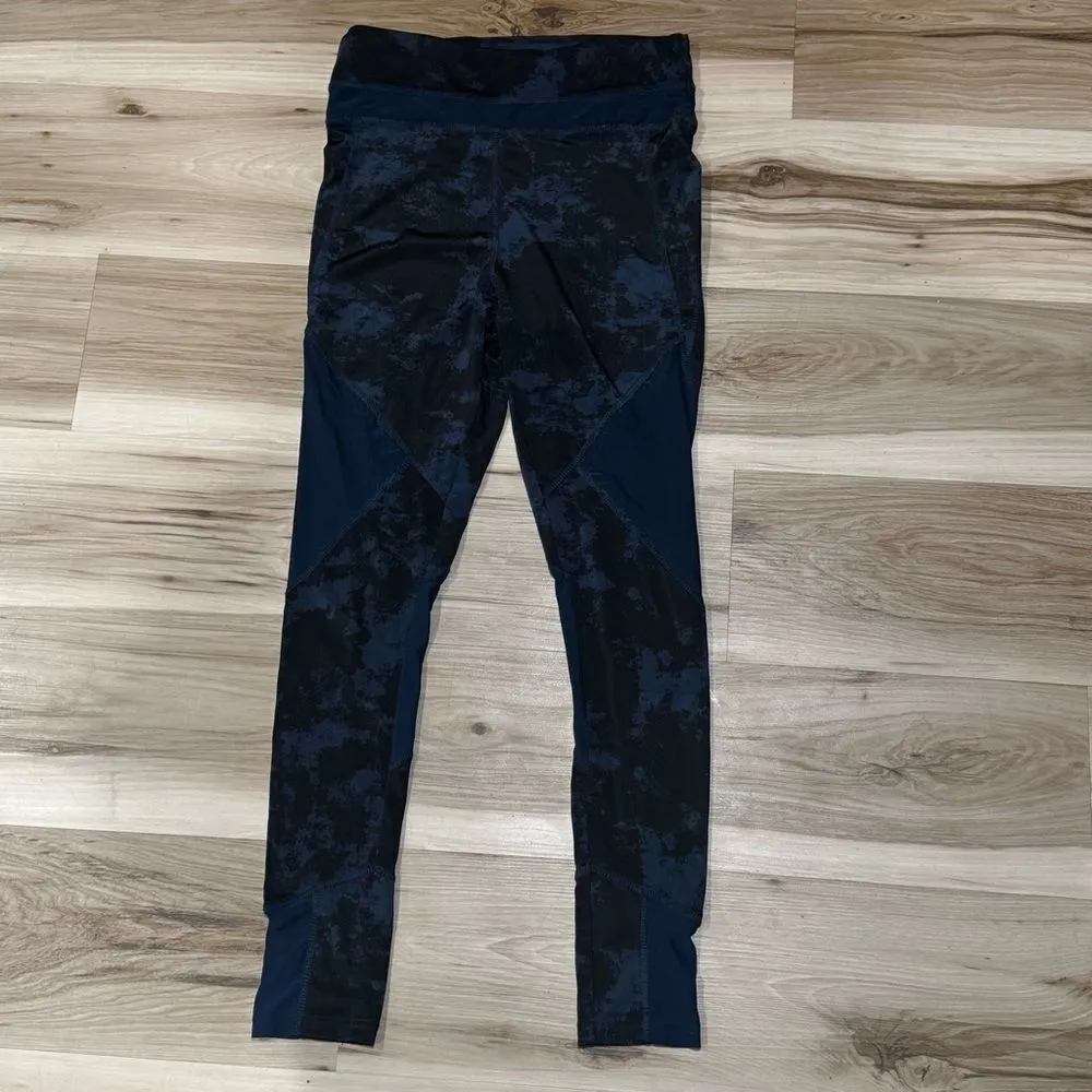 Sam Edelman Diamond Mesh Blue Cloud Leggings Women’s Large - Image 3