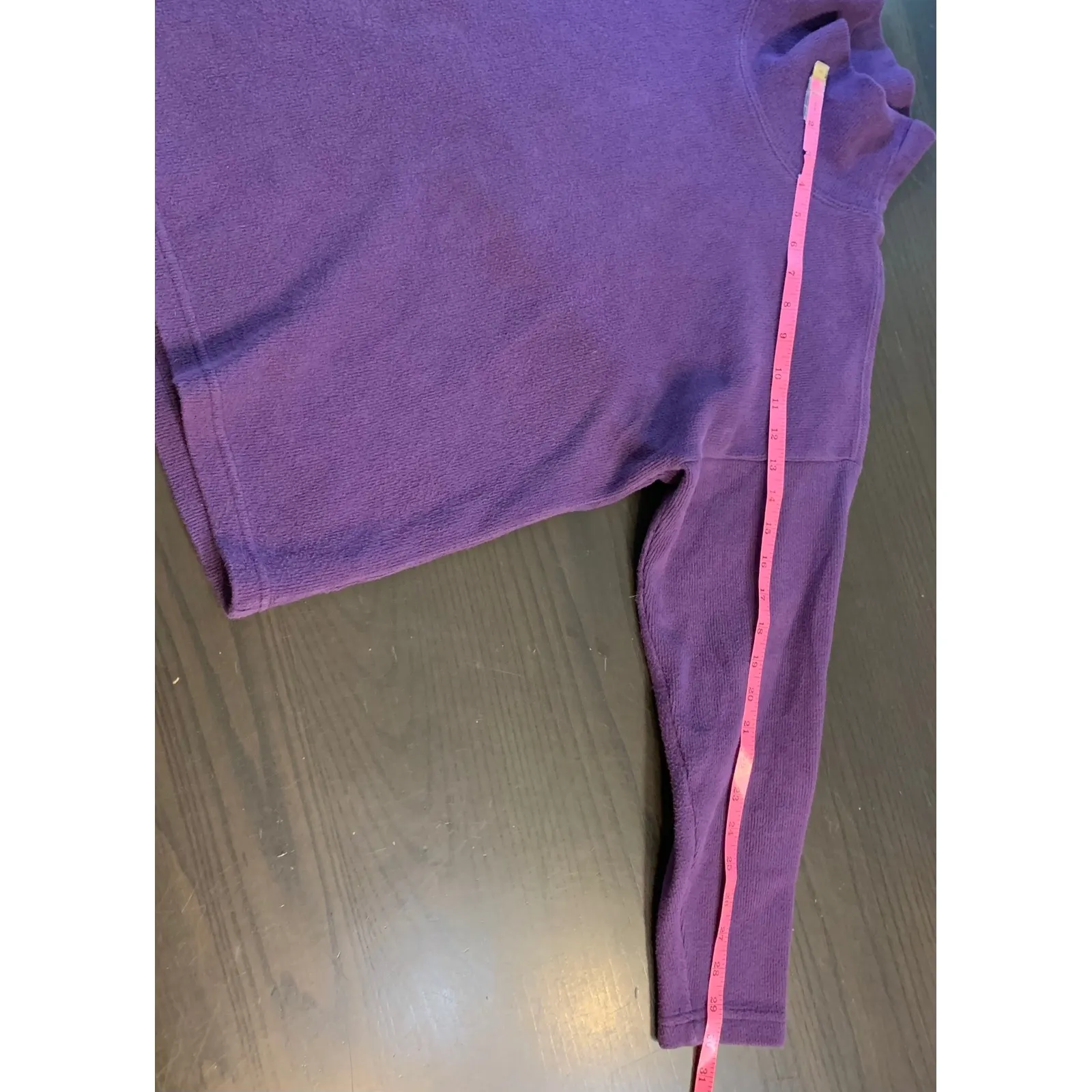 FH Clothing Co Purple Mock Neck Long Sleeve Sweater Women's Size Large Lagenlook - Image 9