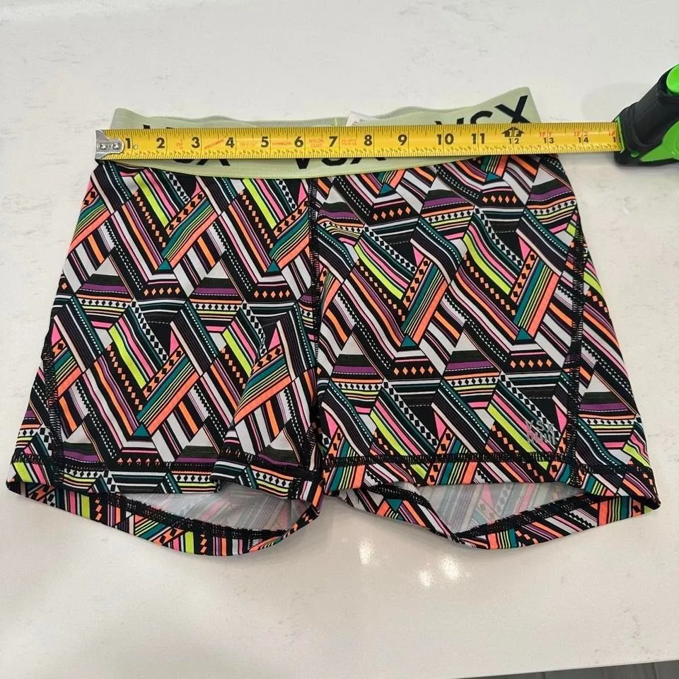 VSX Sport Victoria Secret Shorts S Multi Color Abstract The Player Athletic Gym - Image 4
