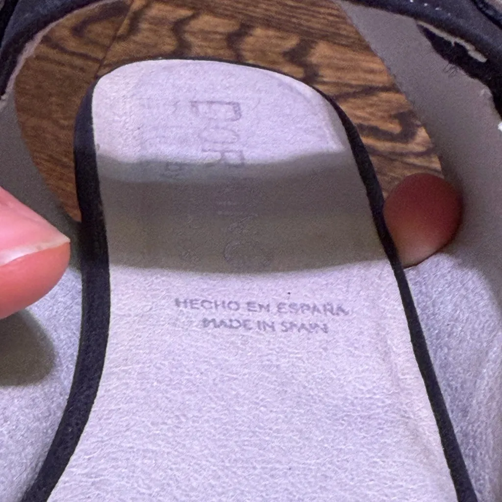 Women's black and silver Dorking low heel shoes size 40 - Image 7