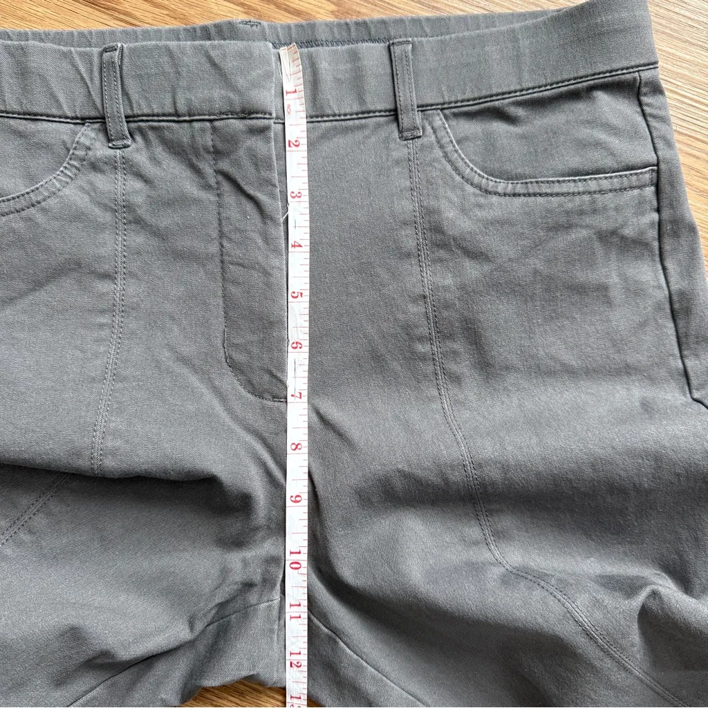 Isaac Mizrahi Live Pants Womens Sz 10 Gray Stretch Cotton Bootcut - Image 9