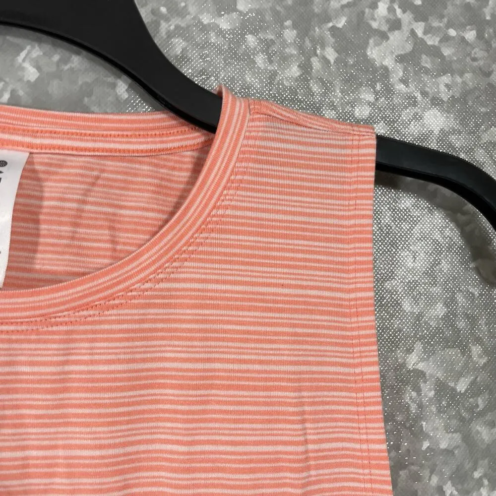 Athleta Women’s Coral Stripe Cloudlight Muscle Tee - Size Small - Athleisure Top - Image 3