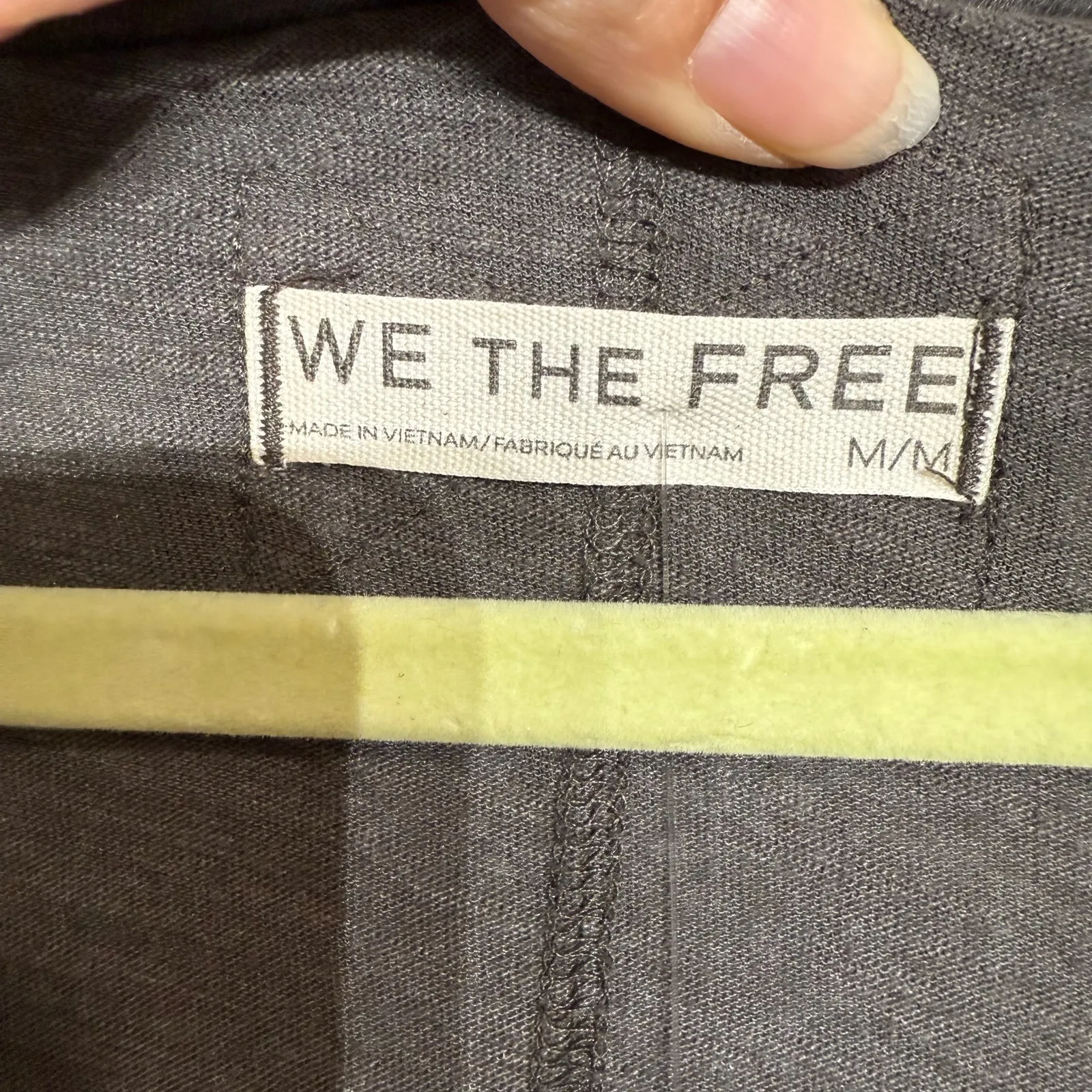 Free People We the Free Double Espresso Kate Scoop Tee Tank Top Sz M NWT - Image 5