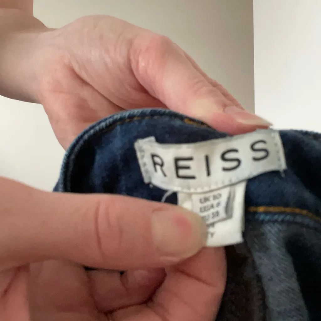 Reiss Dark Wash Boot Cut Jeans - Image 4