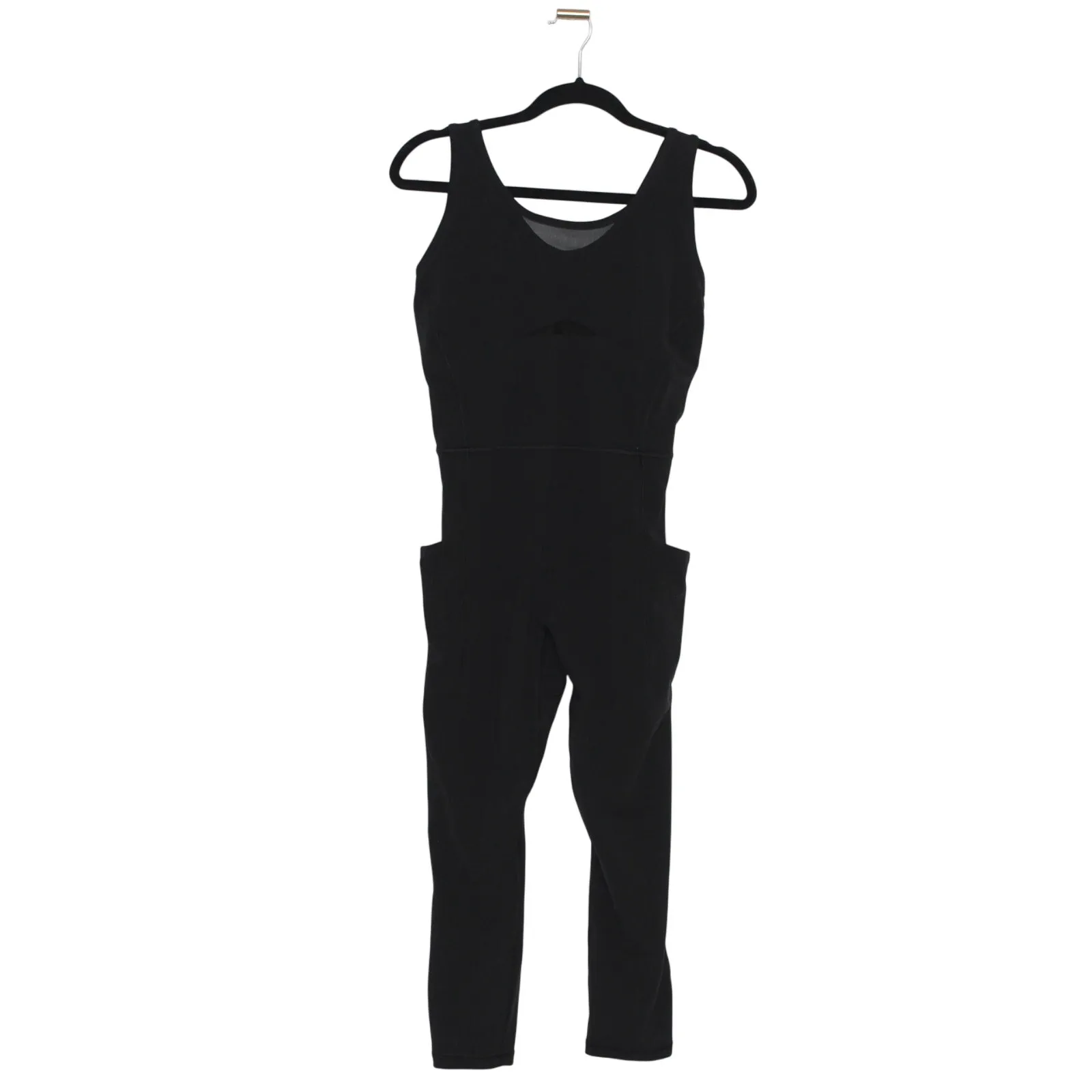 Athleta Salutation Mesh 7/8 Bodysuit Black Size Large - Image 4