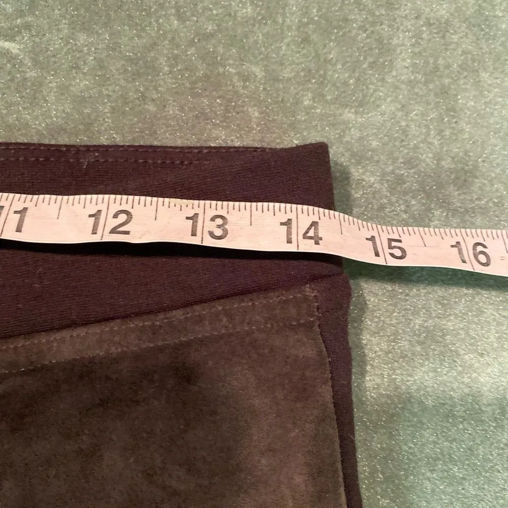 #142 HALE BOB Brown Suede Riding Leggings - Image 6