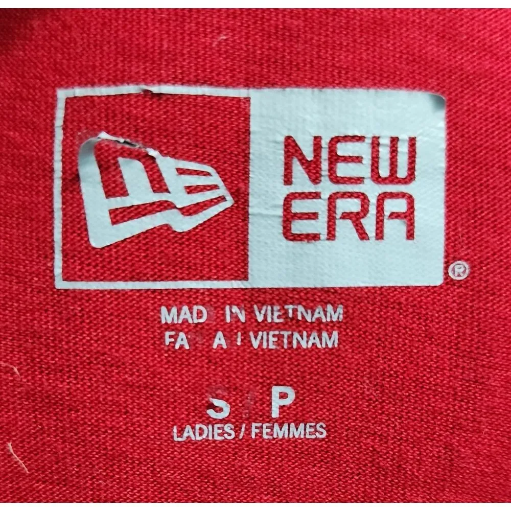 New Era‎ Red Racerback Athletic Tank Top Performance Workout Gym Basic Ladies P Size XS - Image 3