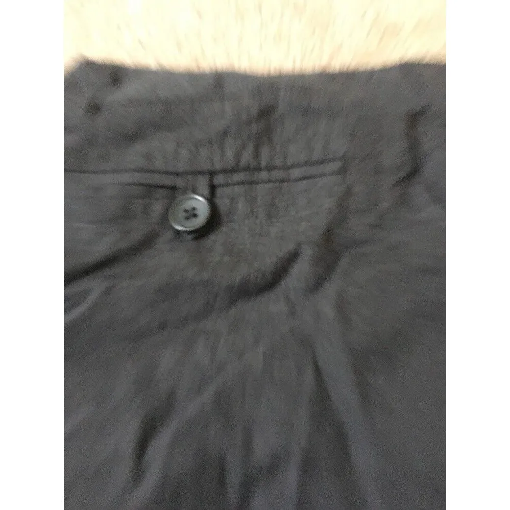 Banana Republic Women's Flat Front Wool Casual Dress Shorts Lined Size 8 Gray - Image 6