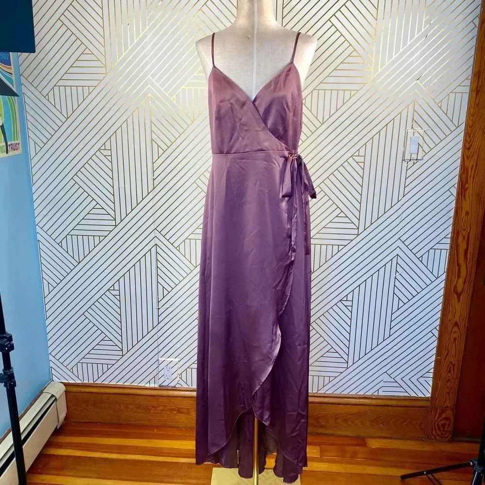 Show‎ Me Your Mumu Mariah Wrap Dress Dusty Plum - Image 3