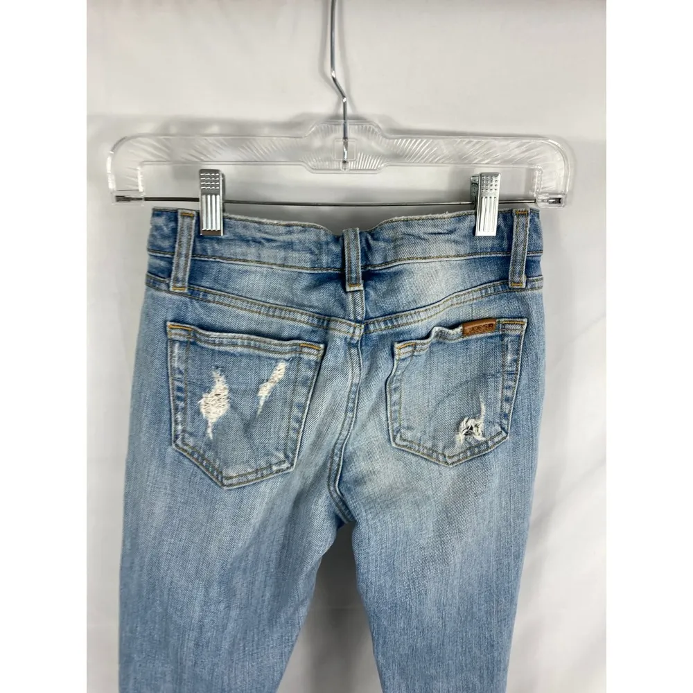 Joes Jeans Skinny Ankle Light Wash Distressed Jeans Size 24 - Image 5