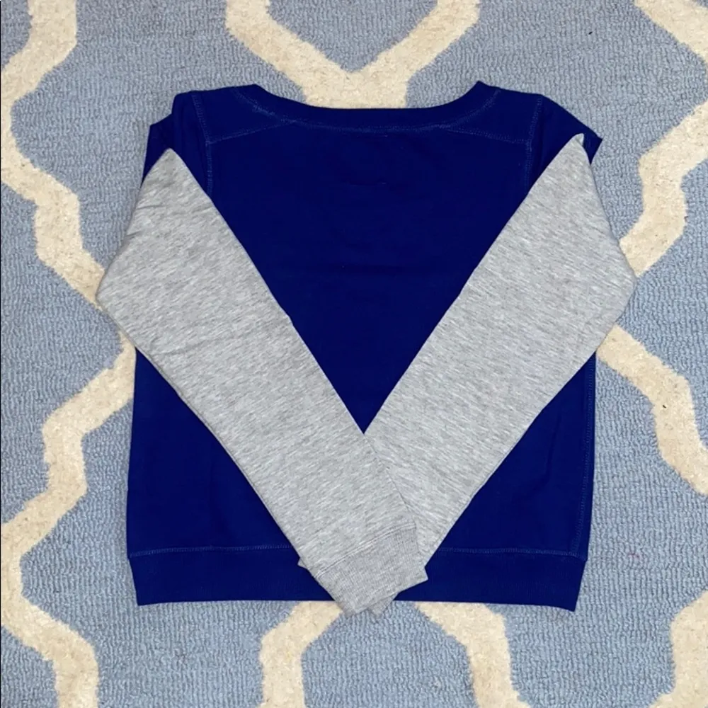 Crewneck Long Sleeve Shirt Blue - Image 4