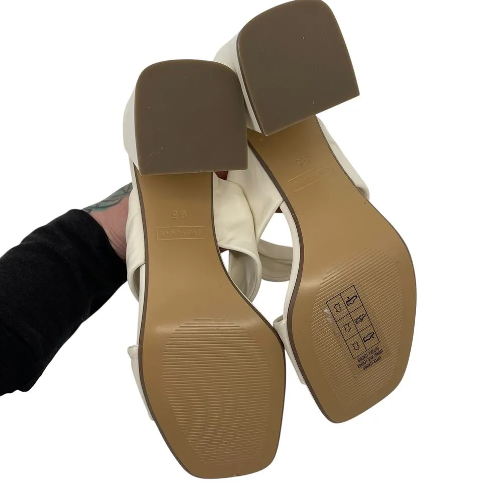 Everlane The Day Twist Heel in White Size 9.5 Summer - Image 8