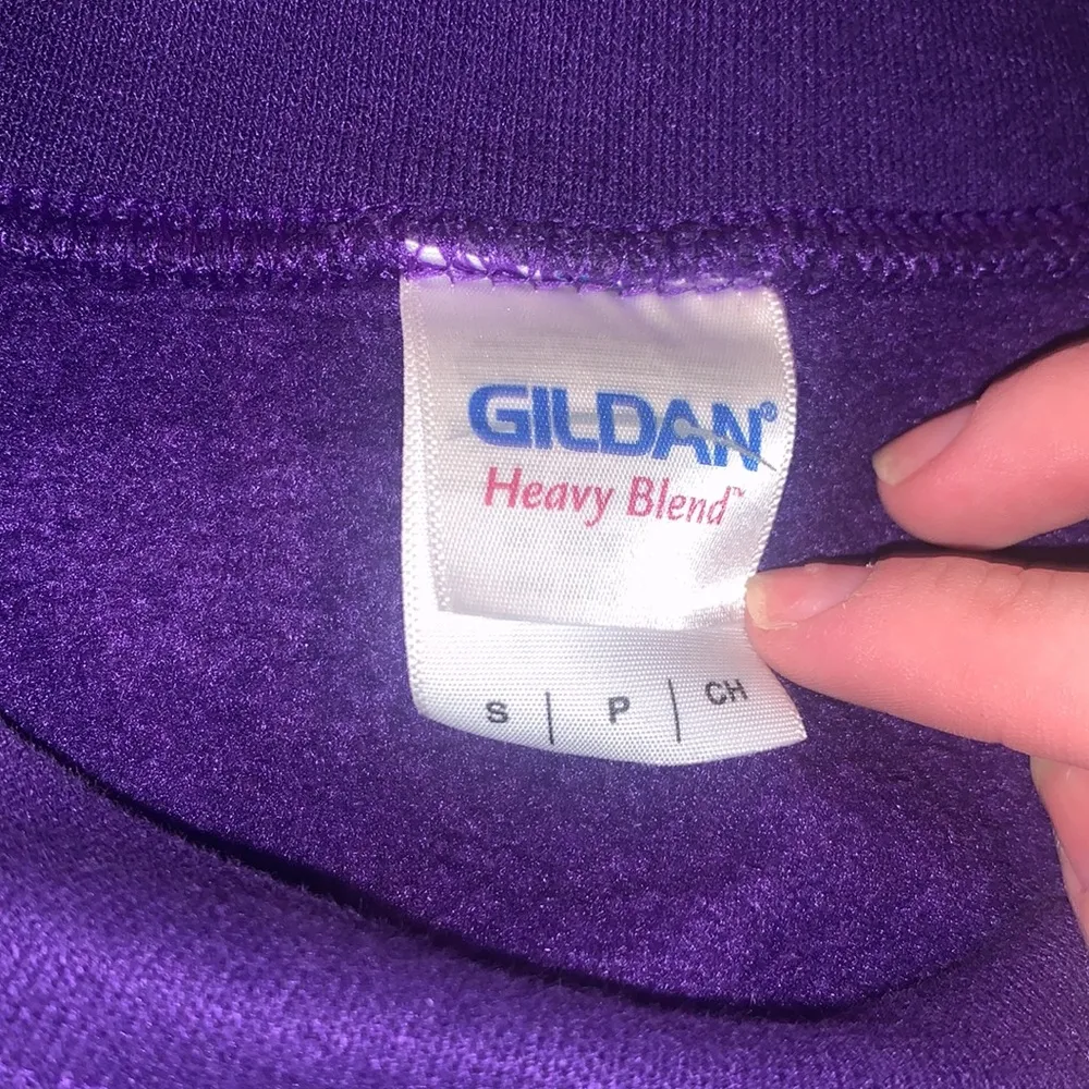 Gildan Purple Colorado Crewneck - Image 3