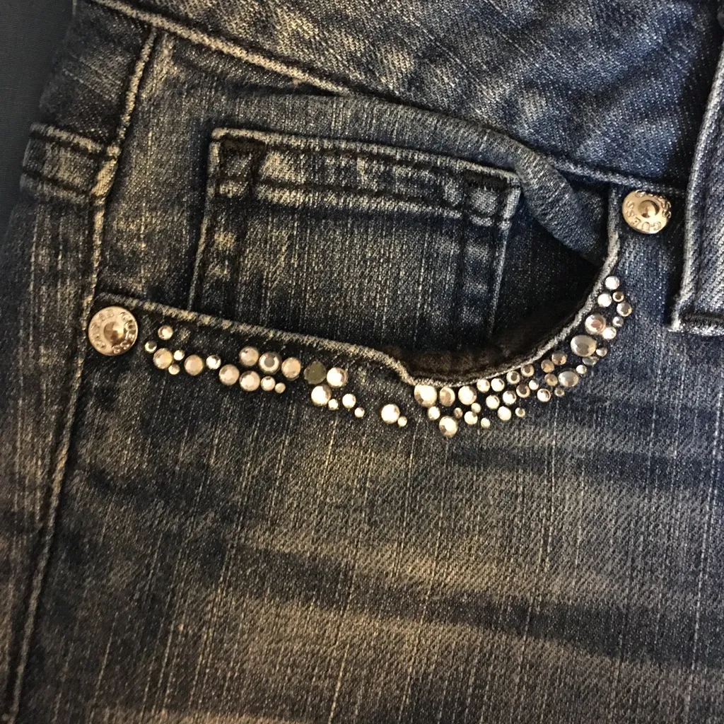 Guess Starlet straight leg jeans crystal pockets - Image 5