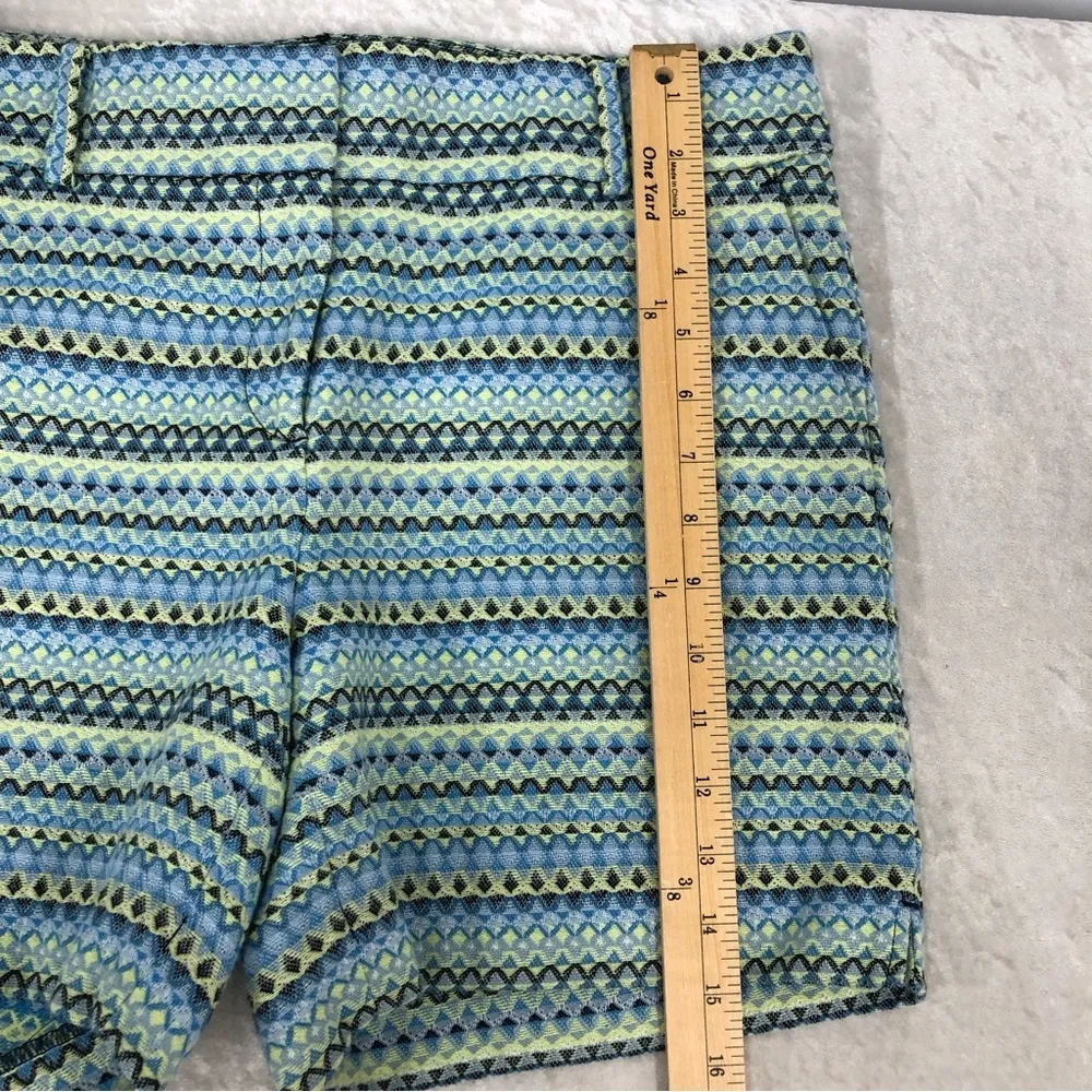 Ann Taylor Loft Textured Geometric Jacquard Riviera Shorts women’s Size 6 - Image 5