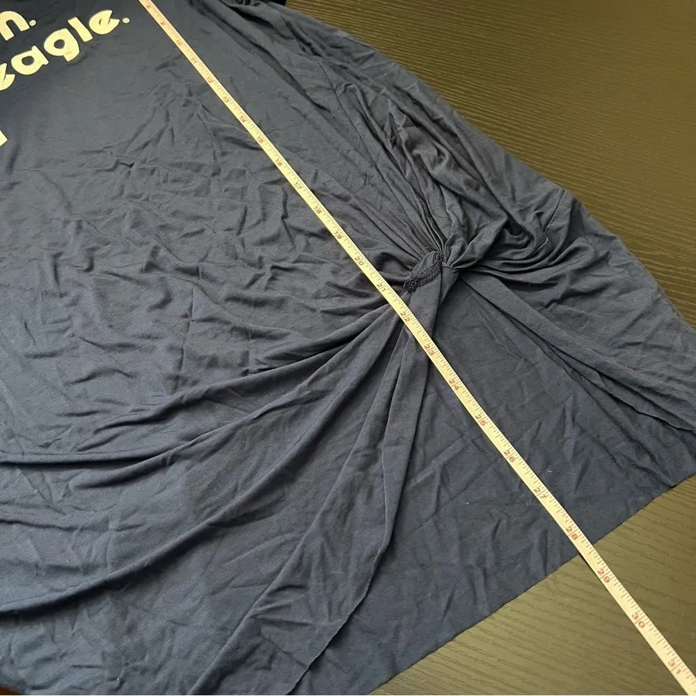 Piko  Women’s Blue Auburn War Eagle Y’all Gathered Tunic Top Medium NWT - Image 11