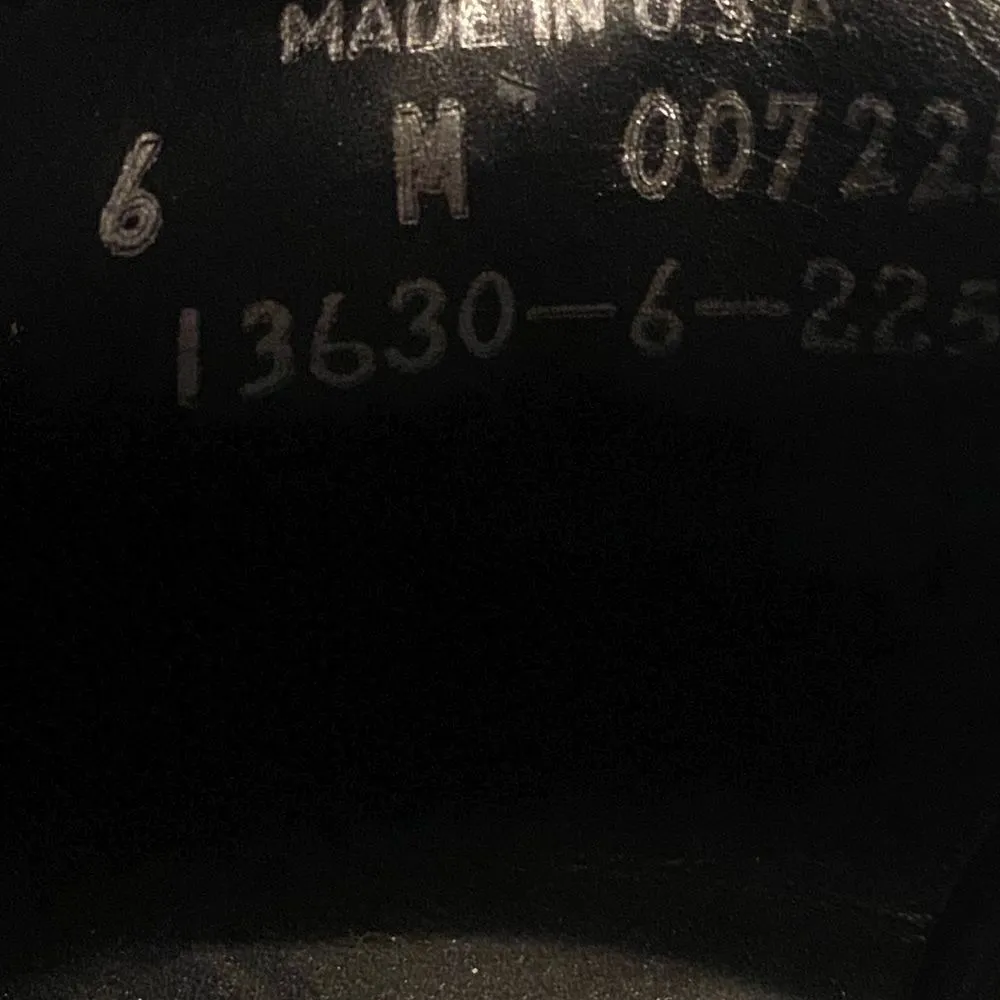 Talbots Black Leather Slip On Shoes Size 6 M - Image 5