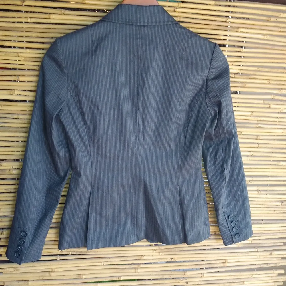 BANANA REPUBLIC 00P Gray Blazer Petite - Image 5