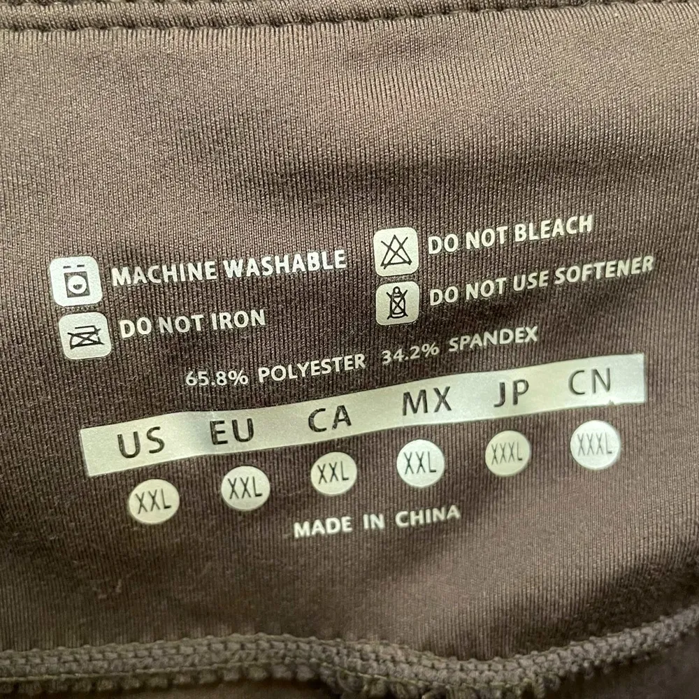 Yoga Pants Boot Cut With 4 Pockets Brown Size XXL - Image 9