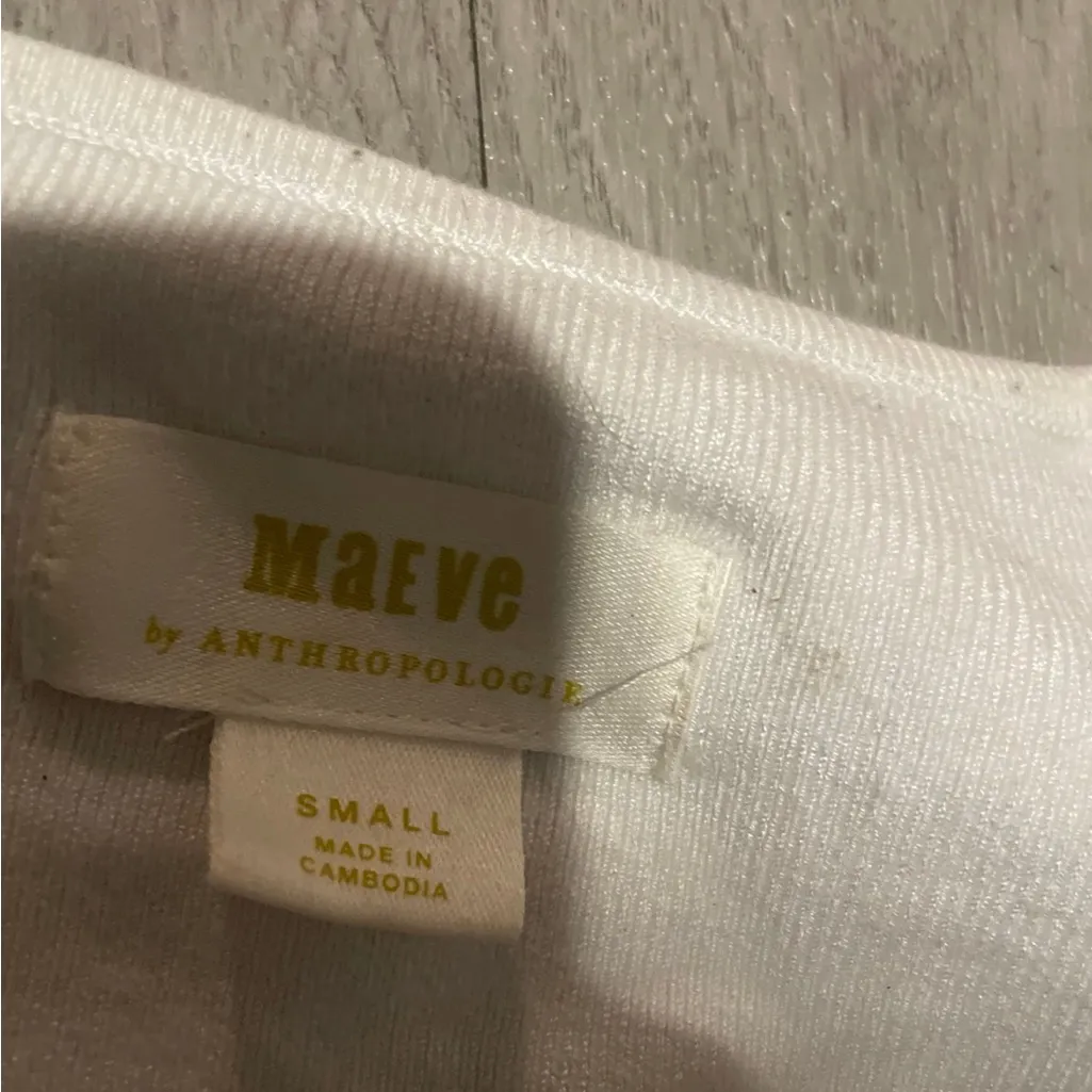 Anthropologie Maeve White Top - Image 2