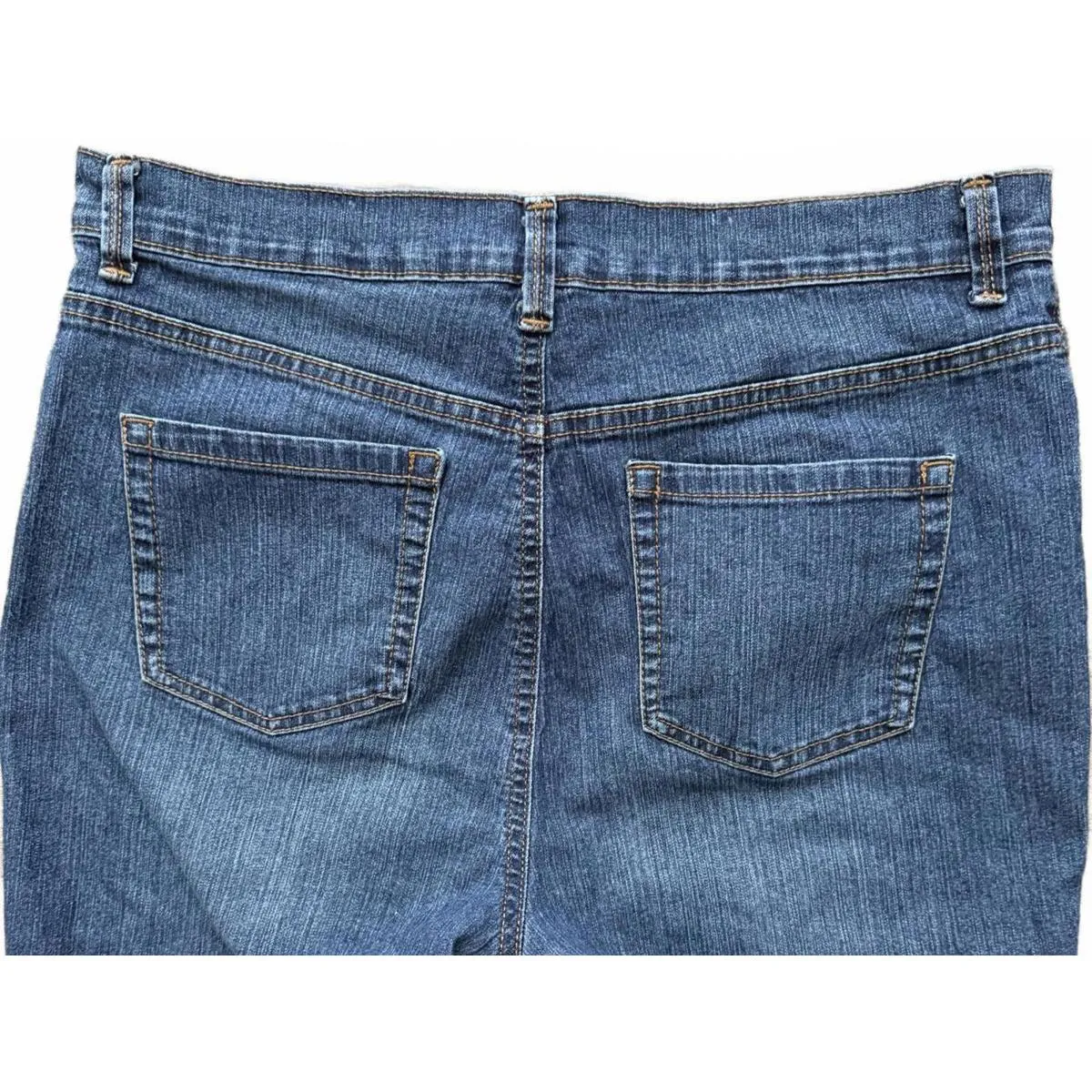 Gloria Vanderbilt Amanda Women's Denim Capri Jeans Size 12P Petites Large Cotton - Image 5