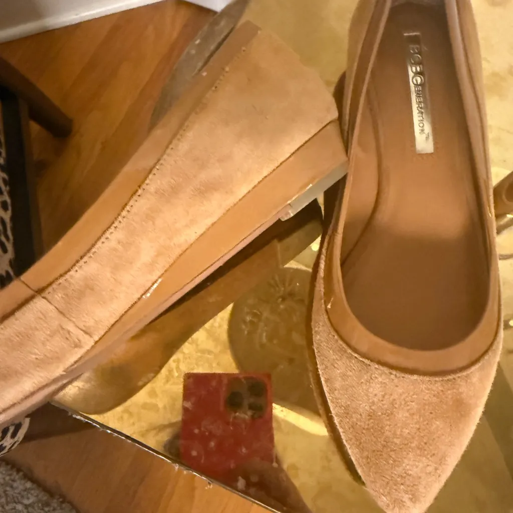 BCBGeneration Brown Suede Flats 7 - Image 4