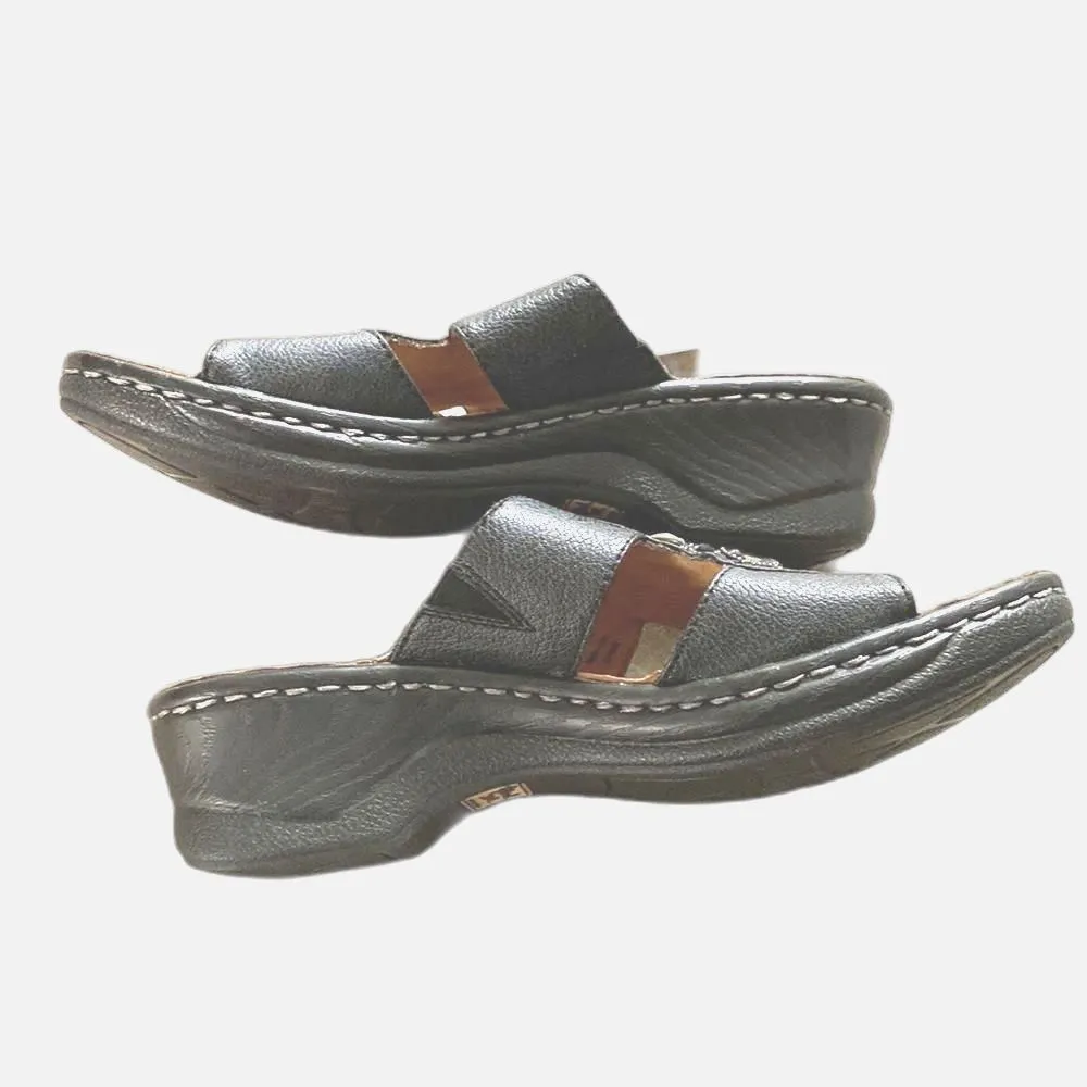 Natural Soul By Naturalizer Saymore Sandals Womens 6.5 Embellished Boho Wedge - Image 8