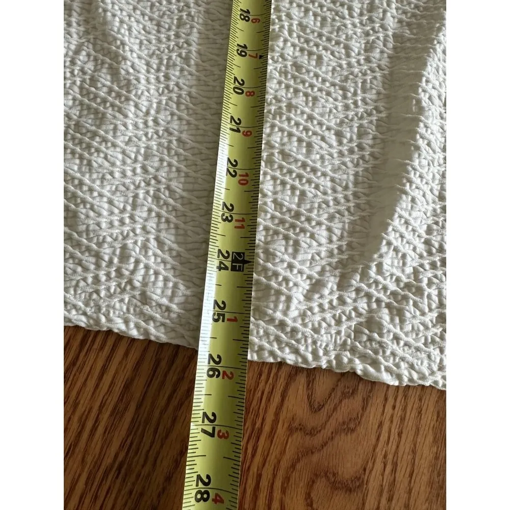 Talbots Womens Textured Cream Sweater Pullover XL Comfy Relaxed Office Stretchy - Image 9