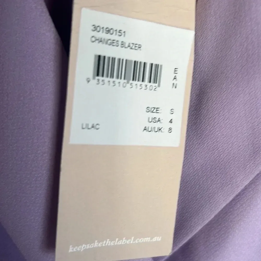 NEW Keepsake Lilac Changes Blazer Purple - Image 7