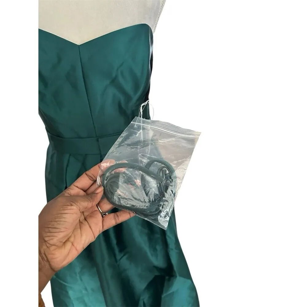 Alfred Sung Dress Women Sz 10 Green Strapless Formal Cocktail Party Evening NWT - Image 7