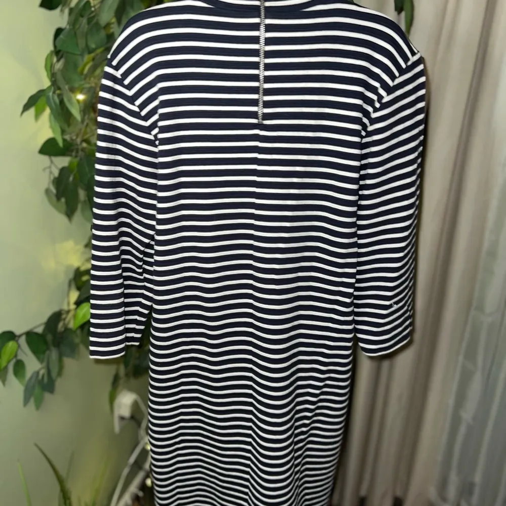 ANTHROPOLOGIE Seen Worn Kept Mock Turtleneck Long Sleeve Textured Dress Size 12 - Image 6