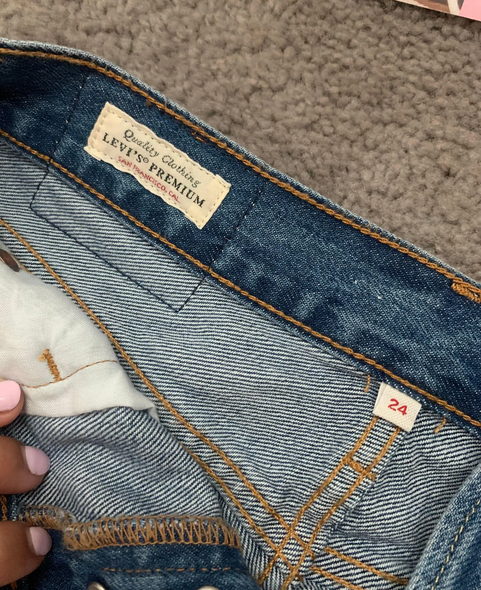 Denim Mini Skirt - Image 6