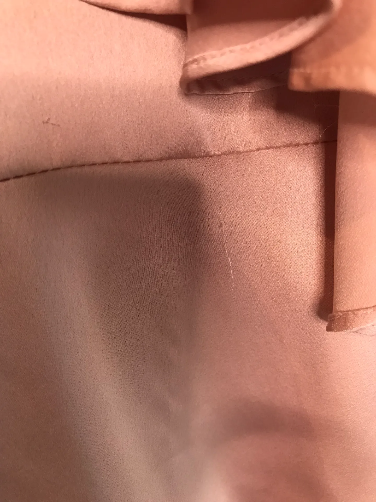 Blush Sleeveless Satin Blouse - Image 4