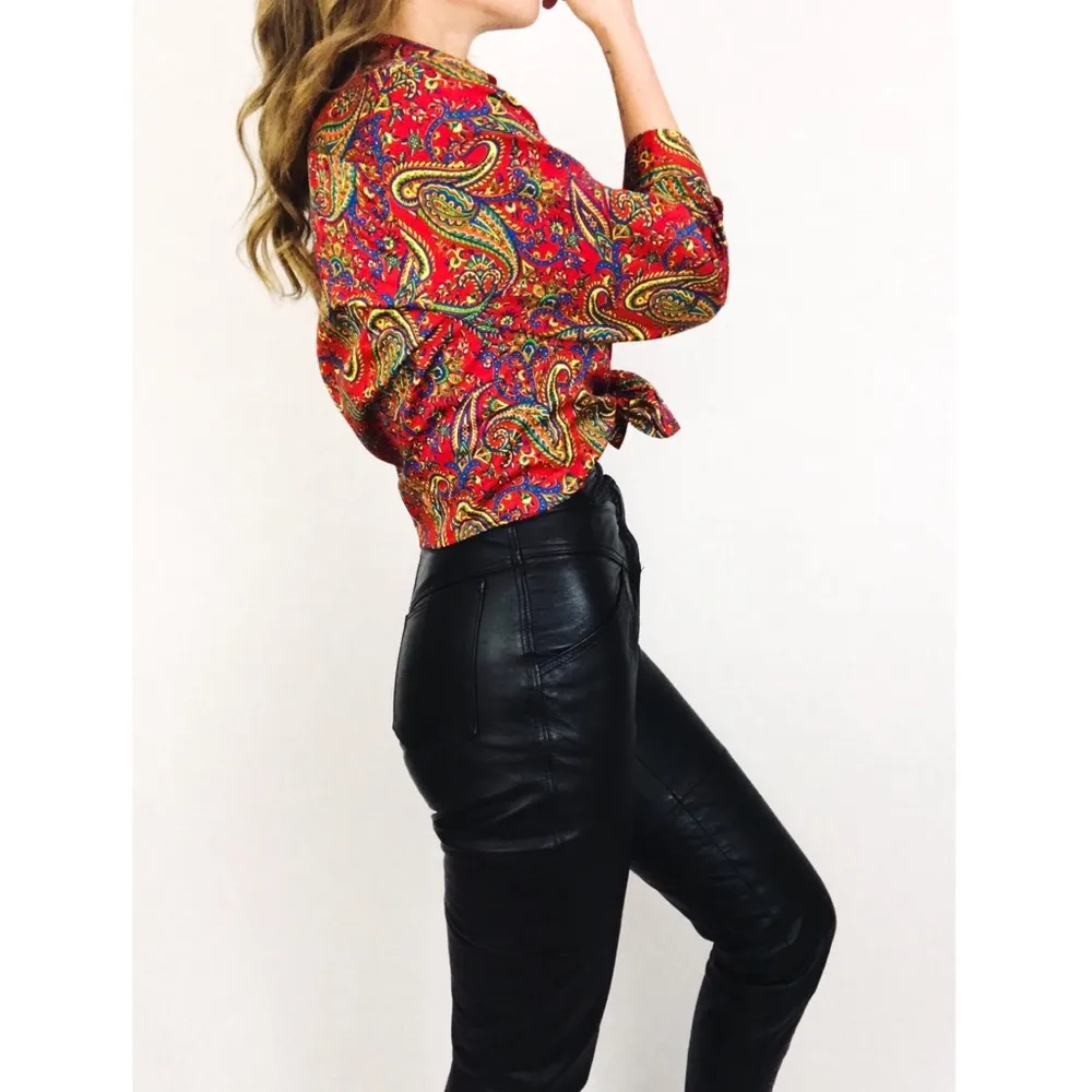 Vintage Ralph Lauren Paisley Button - Image 7