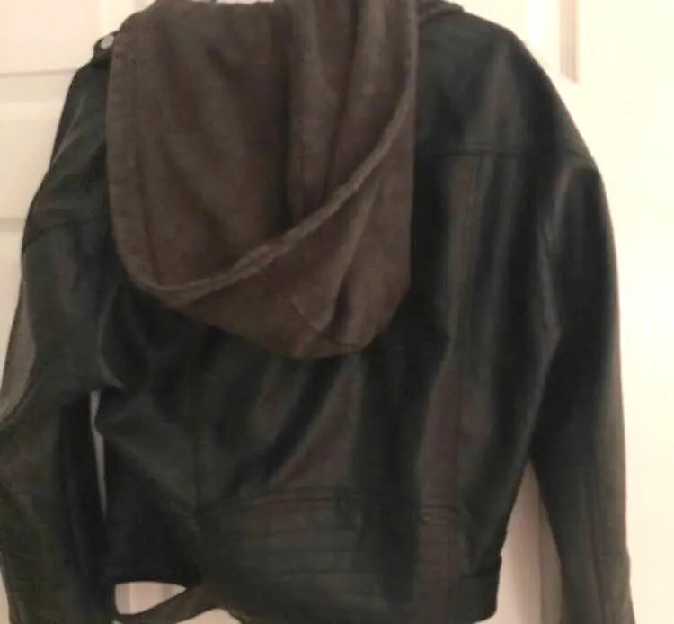 Free People Vegan Leather Jacket - Image 4