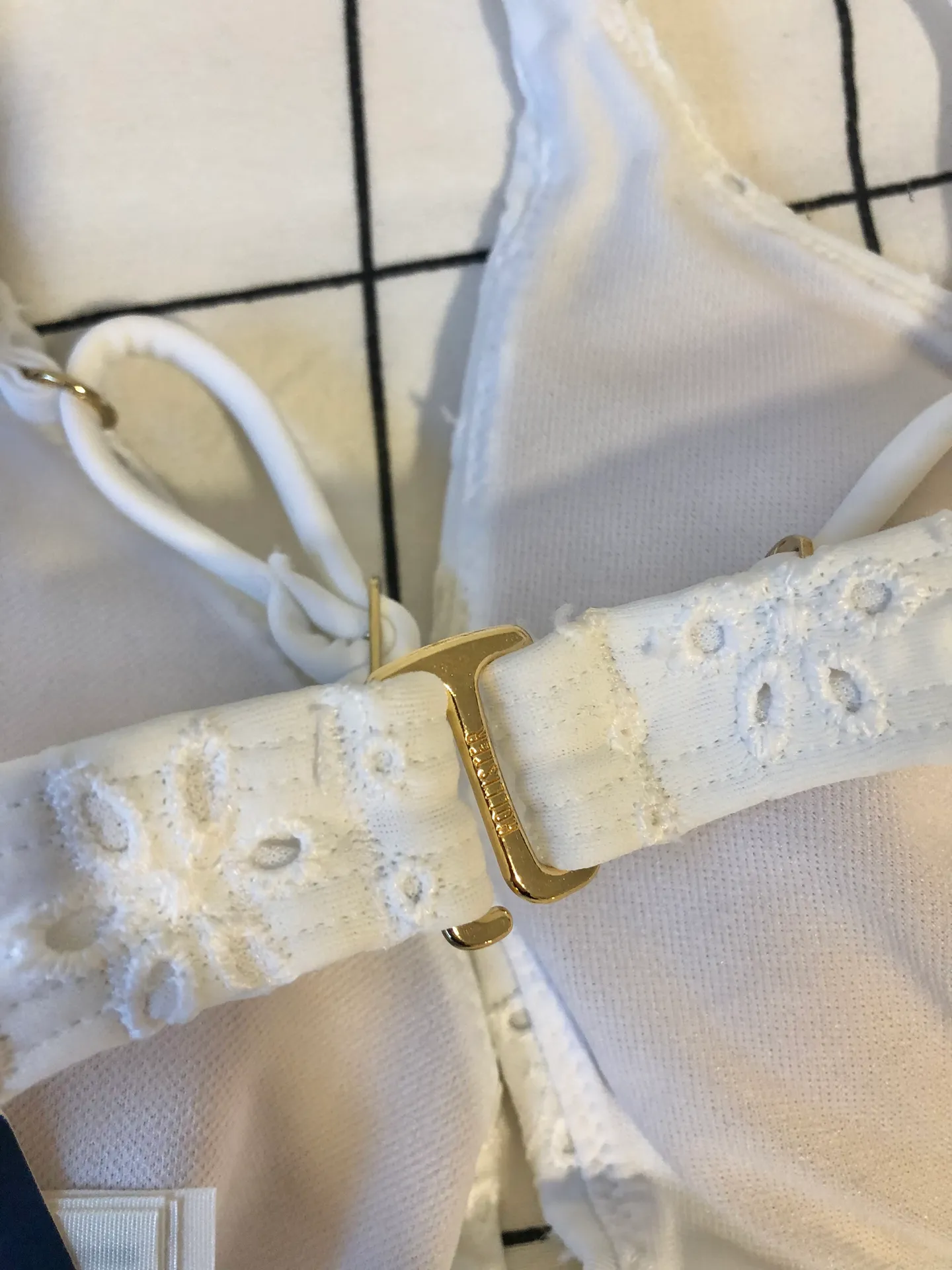 Hollister Hosister White Bikini Top  - Image 6