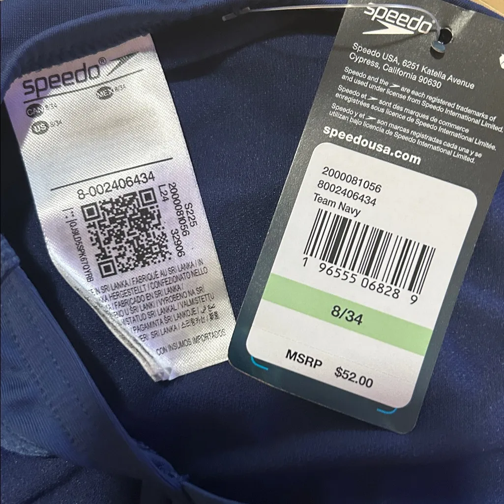 SPEEDO Women's ProLT Super Proback Solid One Piece Blue, Size 34/8,  NWT - Image 8