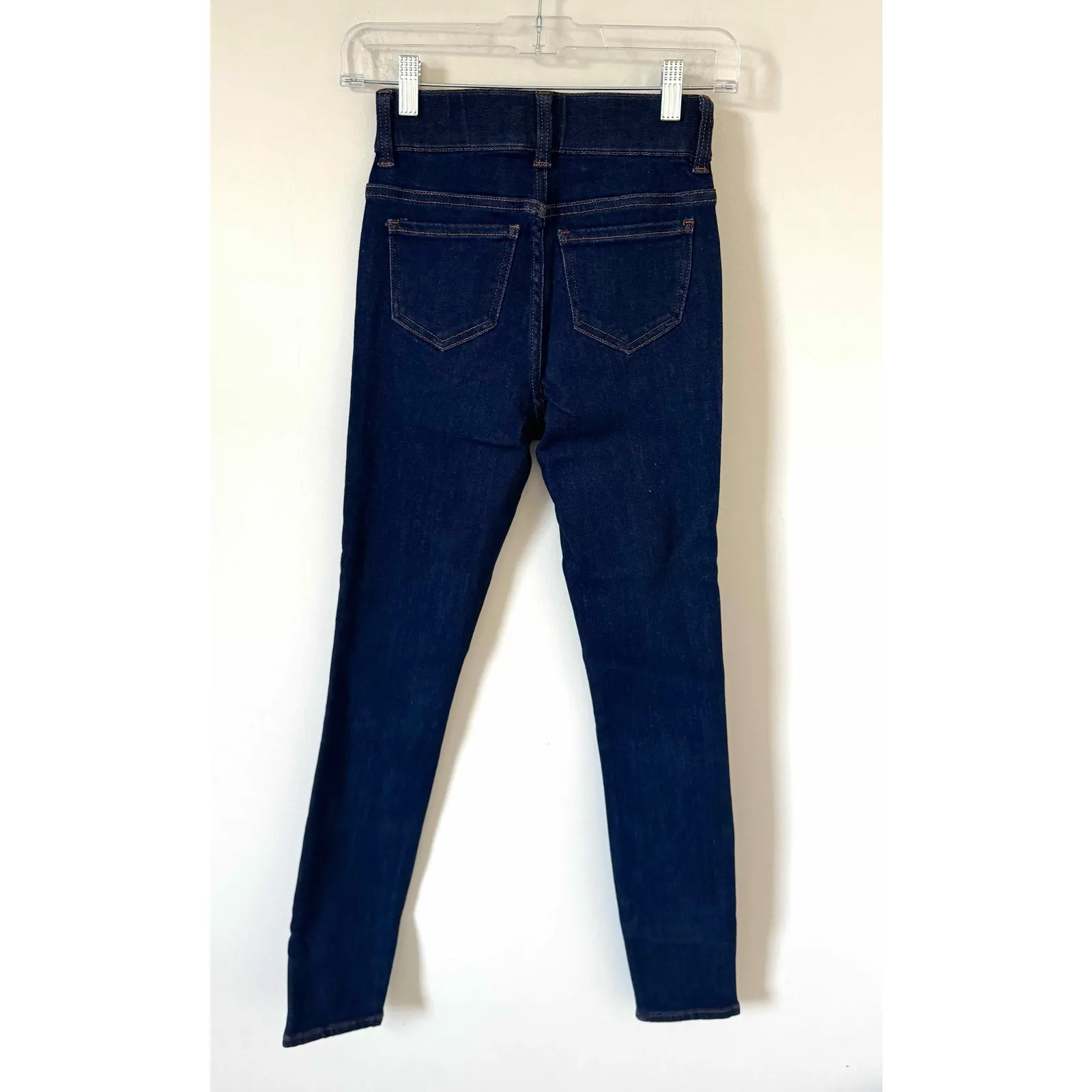 Universal Standard Skinny Mid Rise Stretch Denim Jean Dark Wash Blue Size 00 NEW - Image 2