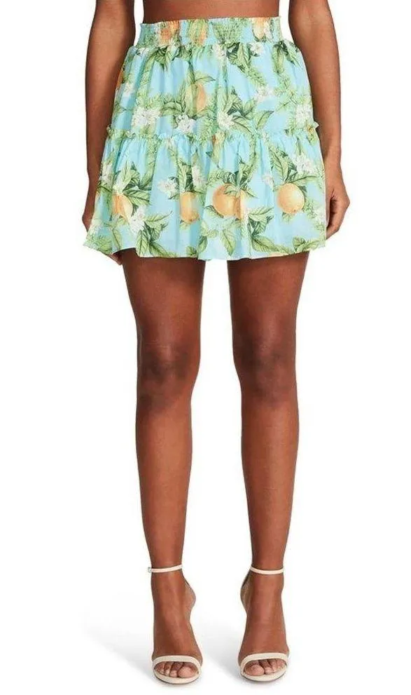 BB Dakota Juicy Mini Tiered Skirt in Sky Blue, Size XL New with Tag - Image 8