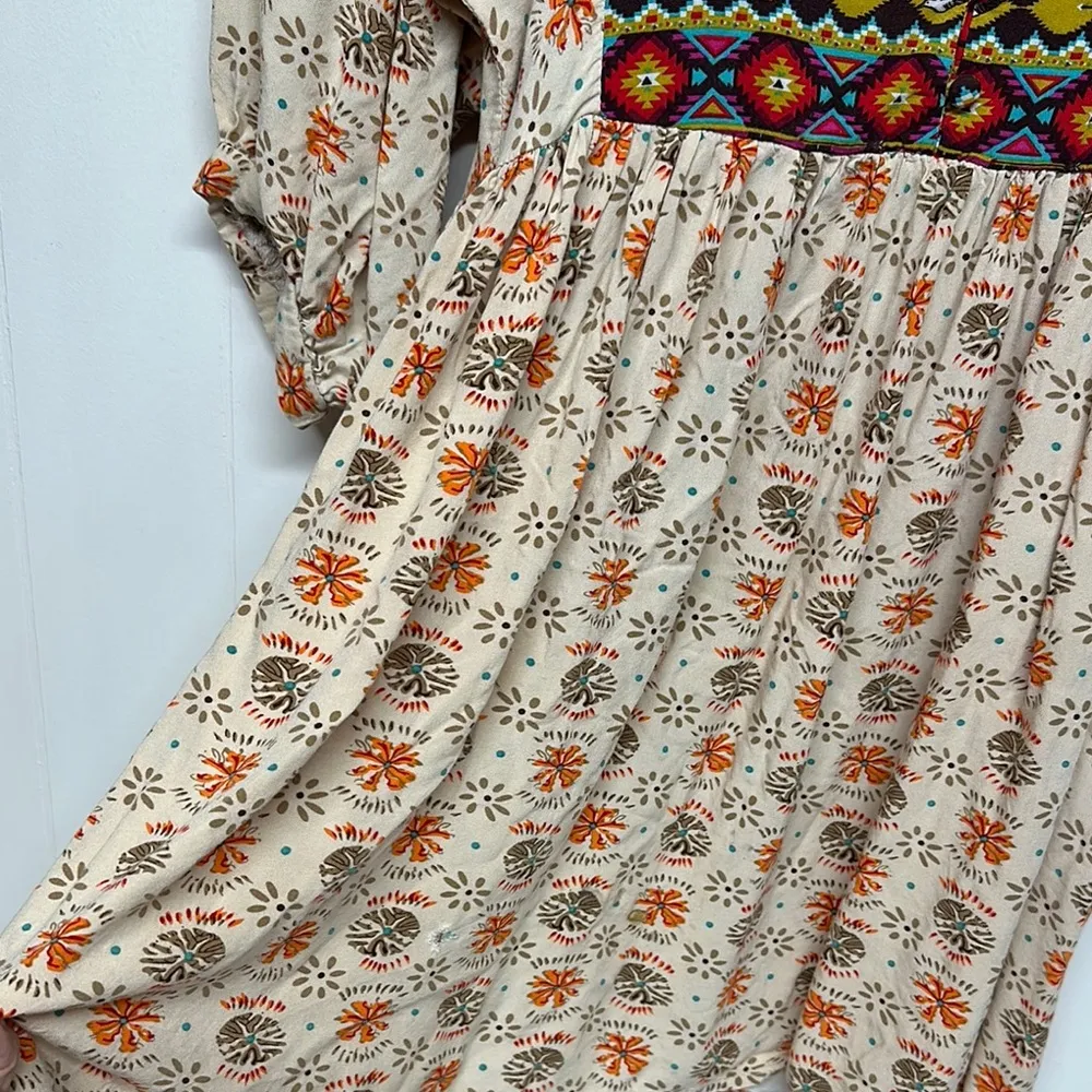 Umgee  Multicolor Boho Tunic Top - Image 5