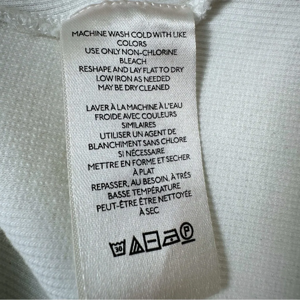 NWT Anthropologie Maeve Poplin Ribbed Cotton Ruffle Trim Off Shoulder Tube Top - Image 8