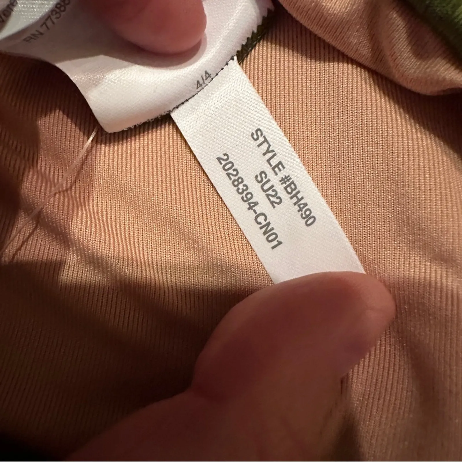 J. Crew Wide Rib High Rise Three O-Ring Tie Swim Bikini Bottom in Green Sz S NEW - Image 8