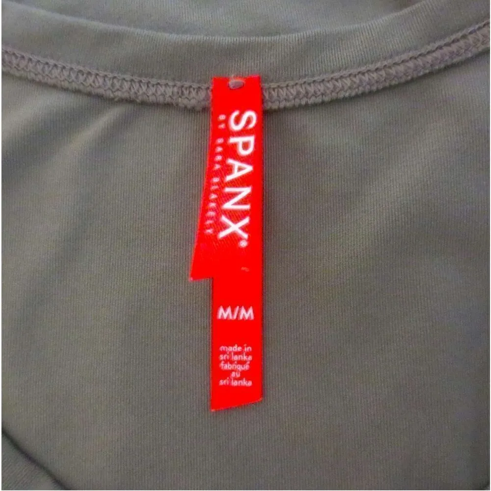 Spanx Pebble Grey Suit Yourself Scoop Neck Tank Bodysuit - Image 9