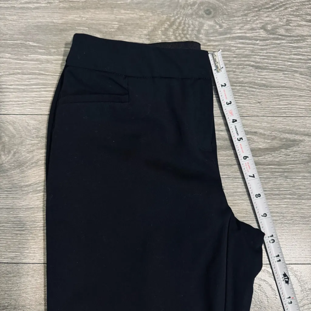 Alfani Women Elegant Black‎ Slim Trousers Elastic Waist Business Pants Size 2P - Image 13