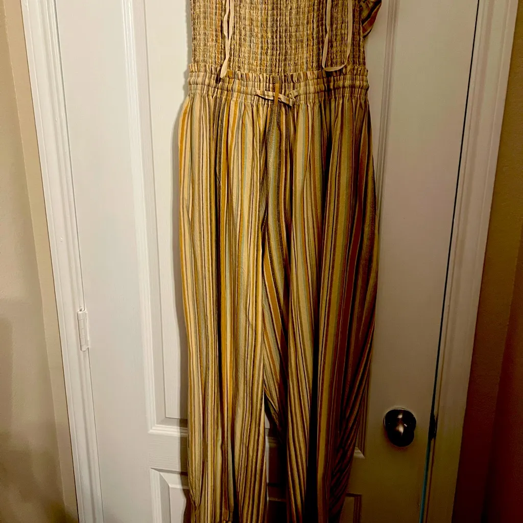 Free People Textured Multicolor Strapless Top - Image 3